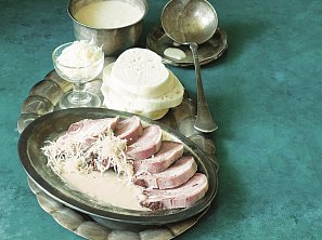 Křenová omáčka s jazykem