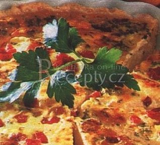 Cibulový koláč se slaninou Cibulový koláč se slaninou