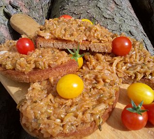 Cuketová pomazánka ala tatarák