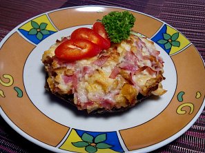 Portobello s uzenou mozzarellou