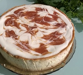 Rebarborový cheesecake Rebarborový cheesecake