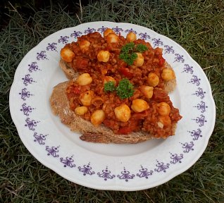 Mleté maso s cizrnou