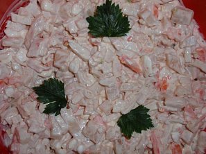 Celerový surimi salát s cottage