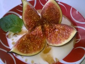 Fíky s ochuceným sirupem