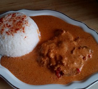 Kuřecí řízky na paprikách - paprikáš