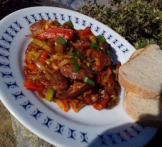 Játrová směs se zeleninou