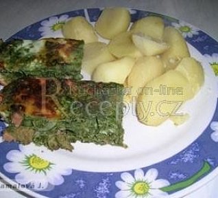 Špenátový nákyp II.