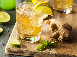 Domácí zázvorová limonáda