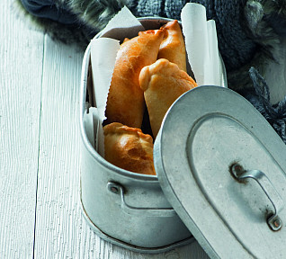 Empanády s masem a se špenátem