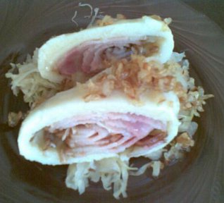 Bramborovo-slaninové knedlíky