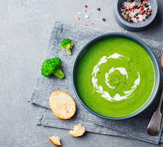 Jednoduchá brokolicová polévka