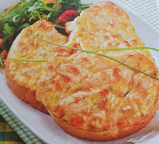 Zapečené chlebíčky - rychlá večeře