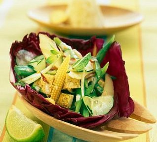 Indonéský tofu salát