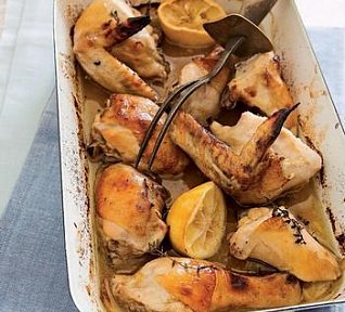 Kuře pečené na medu a citronu