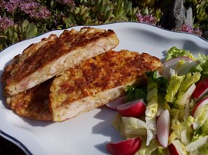 Kuřecí řízky s kapustou