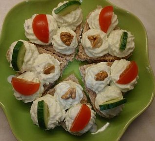 Jemná máslová pomazánka s nivou