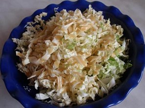 Pekingské zelí se zálivkou / salát
