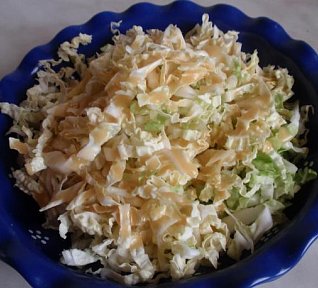 Pekingské zelí se zálivkou / salát
