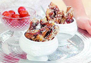 Kuřecí paličky v medu se sezamem