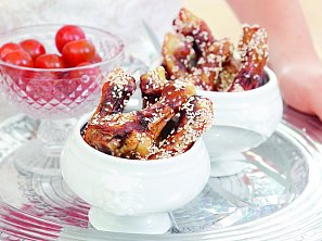 Kuřecí paličky v medu se sezamem