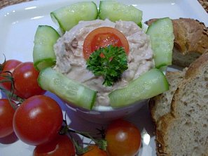 Paštiková pomazánka s tvarohem