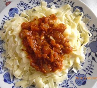 Rajčatová omáčka na těstoviny