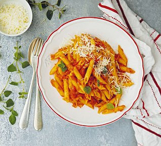 Těstoviny s restovanou zeleninou