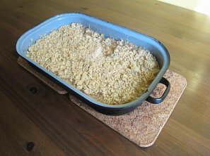 Apple crumble