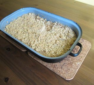 Apple crumble