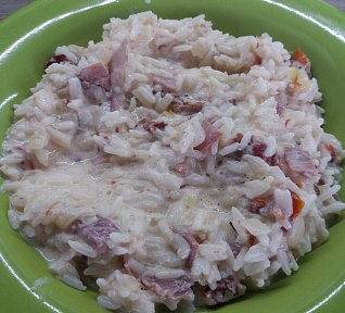 Rizoto s Tyrolským špekem