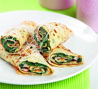 Palačinky se špenátem