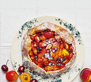 Galetka s letním ovocem