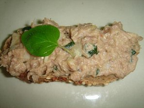 Tuňáková pomazánka bez majonézy