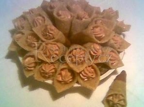 Ořechové kornoutky