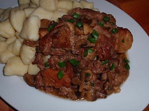 Česnekovo-zázvoroví vrabci se žampiony