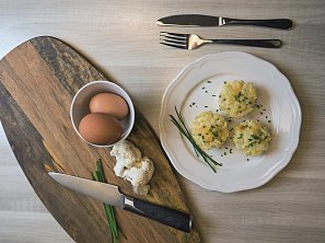 Květákové muffiny