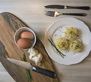 Květákové muffiny