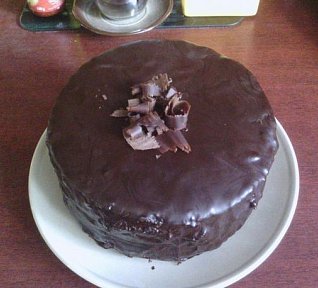 Čokoládový dort ala Sacher Čokoládový dort ala Sacher