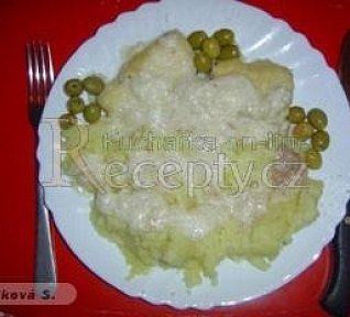 Filé na česneku se sýrem