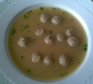 Polévka játrová (nebo ze sleziny)