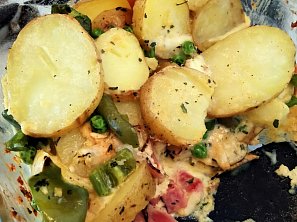 Smetanové zapečené brambory