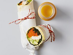 Wrapy s kuřecím masem Wrapy s kuřecím masem