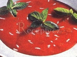 Rajská polévka s rýží