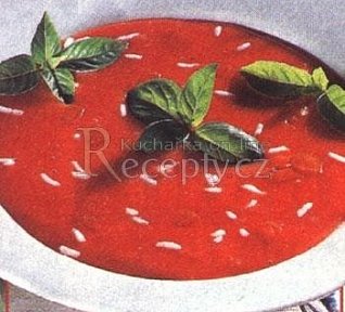 Rajská polévka s rýží