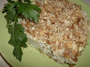 Květákové řezy s tvarohem a ořechy