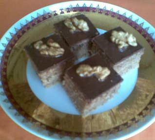 Ořechové kostky - miniřezy