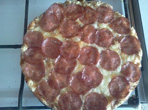 Pizza z rohlíků Pizza z rohlíků