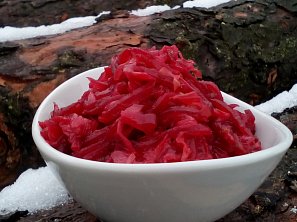 Dušené zelí s řepou - sladkokyselé