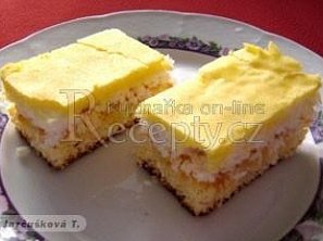 Piškot s agarovým kokosem