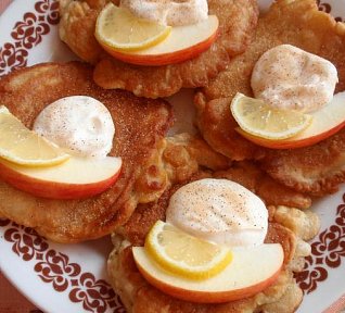 Citronovo-jablečné lívance